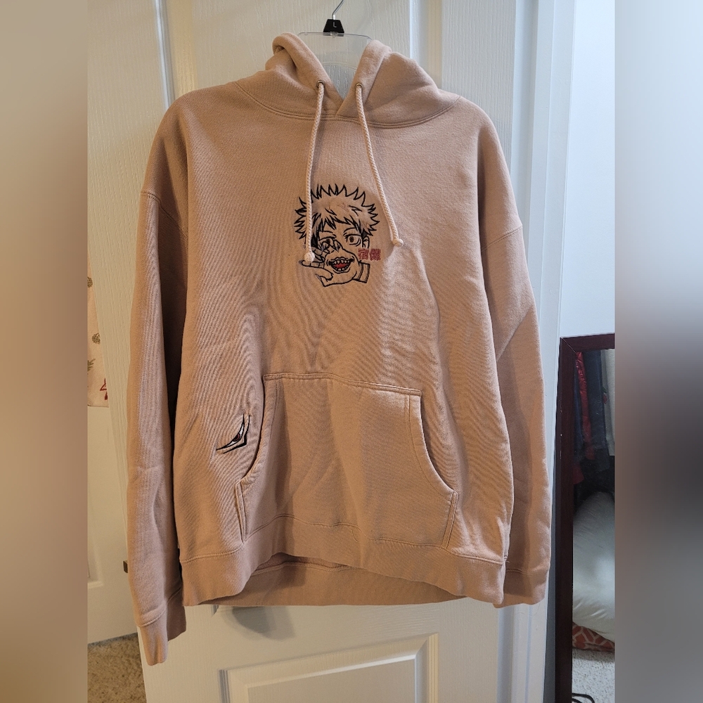 Jujustu Kaisen Hoodie Pink Large